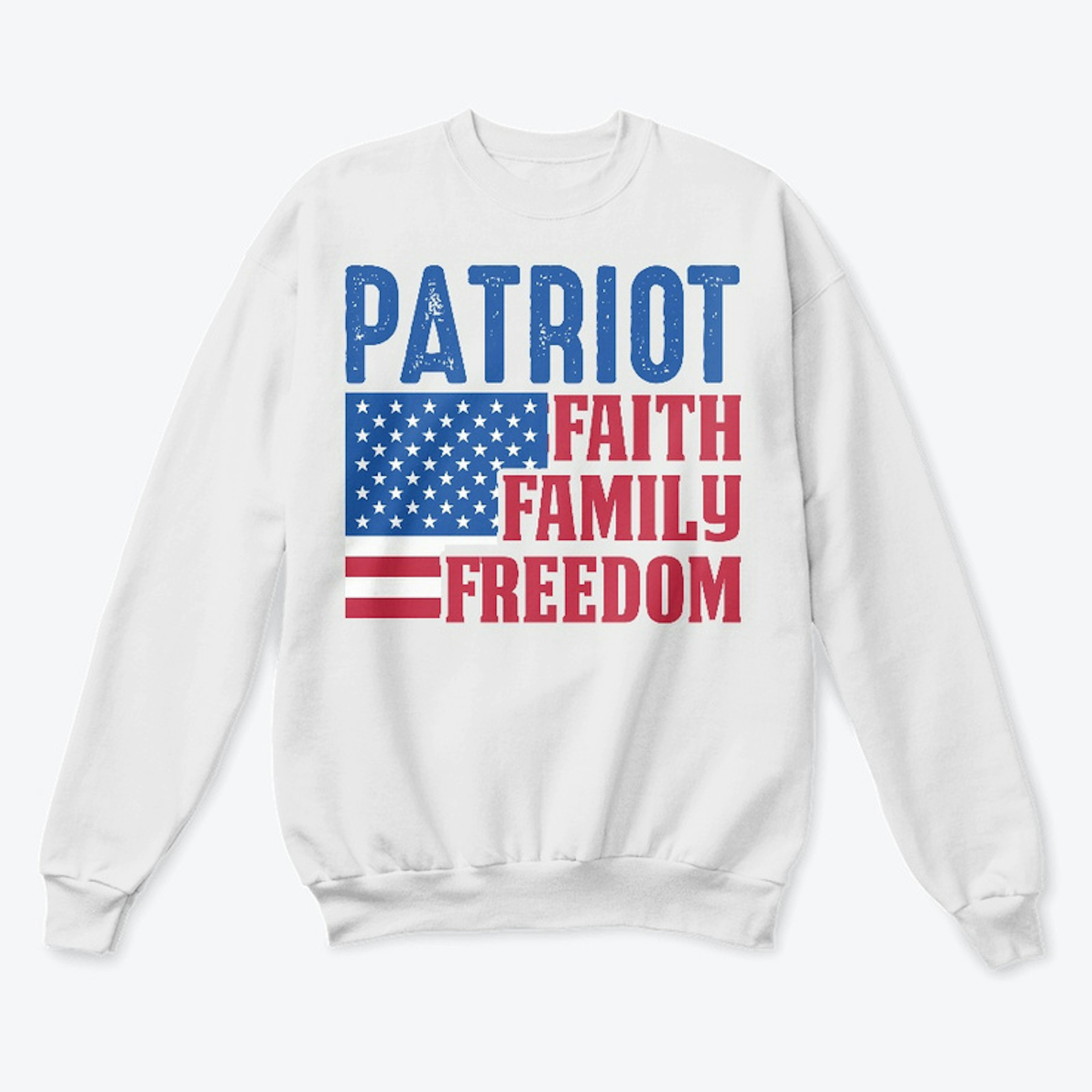 PATRIOT Faith Family Freedom WHITE