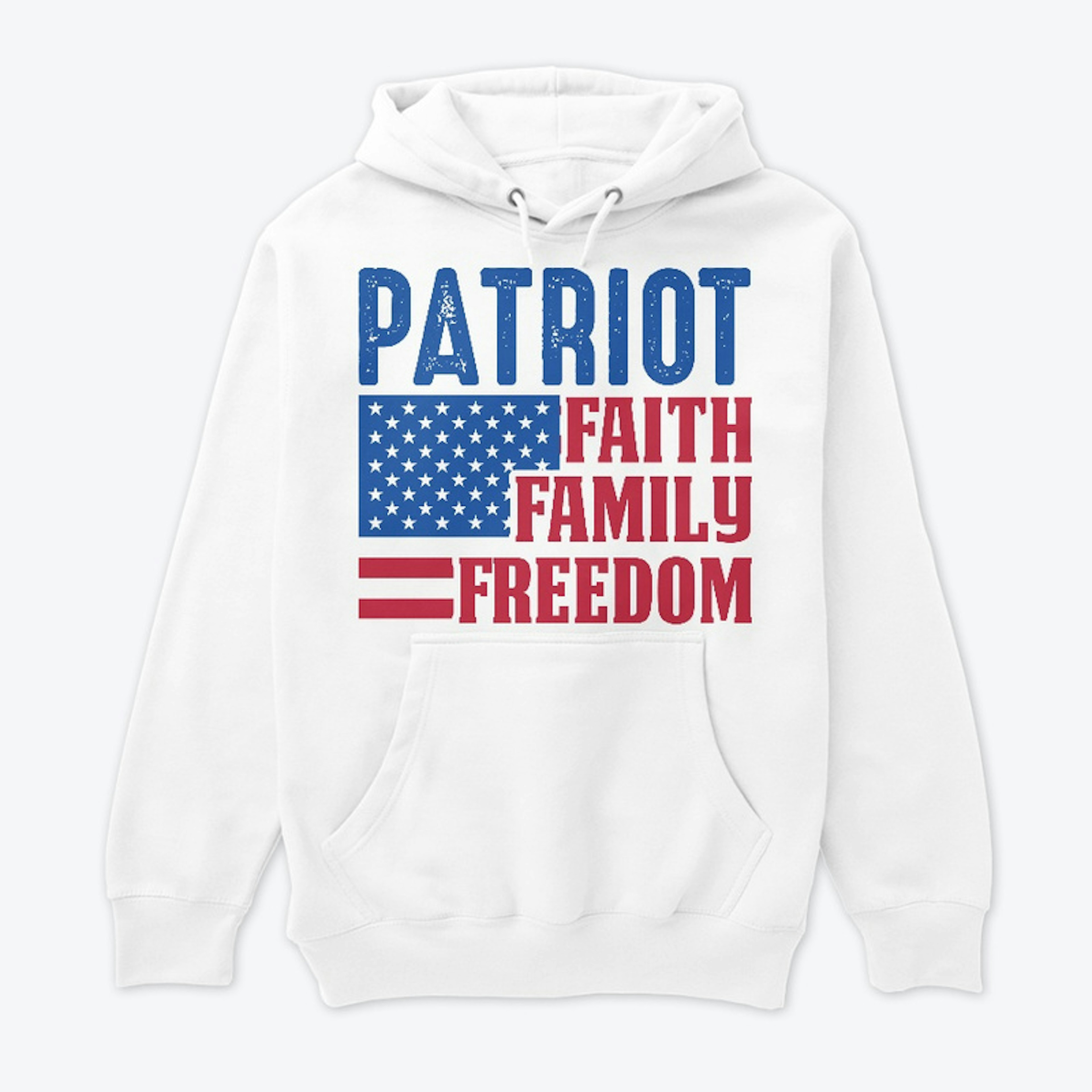 PATRIOT Faith Family Freedom WHITE